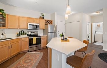 Model apartment kitchen